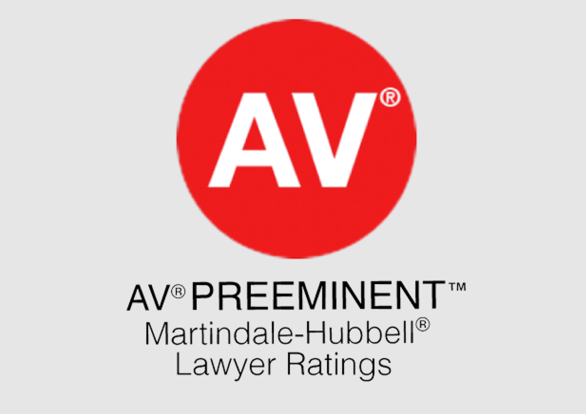 AV Preeminent Martindale Hubbel