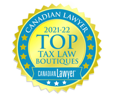 Recognition from Canadian Lawyer for Counter Tax Litigators as a Top Tax Law Boutique for 2021-22.