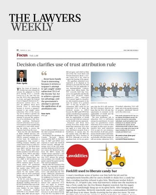 The Lawyers Weekly - Download Article