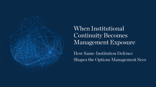 When Institutional Continuity Becomes Management Exposure