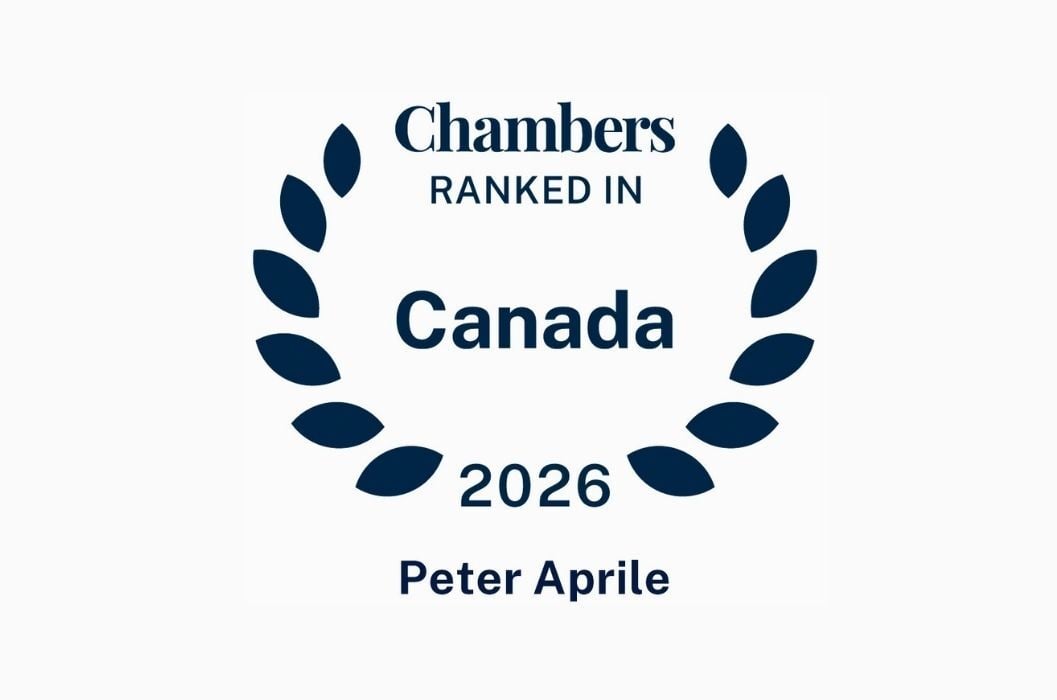 Counter Tax Litigators LLP and Peter Aprile Recognized in Chambers Canada 2026 for Tax Litigation