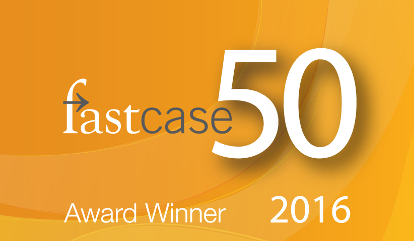 Peter Aprile and Counter Tax Lawyers receive 2016 Fastcase 50 Award