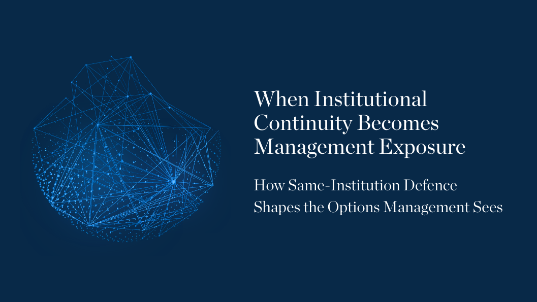 When Institutional Continuity Becomes Management Exposure